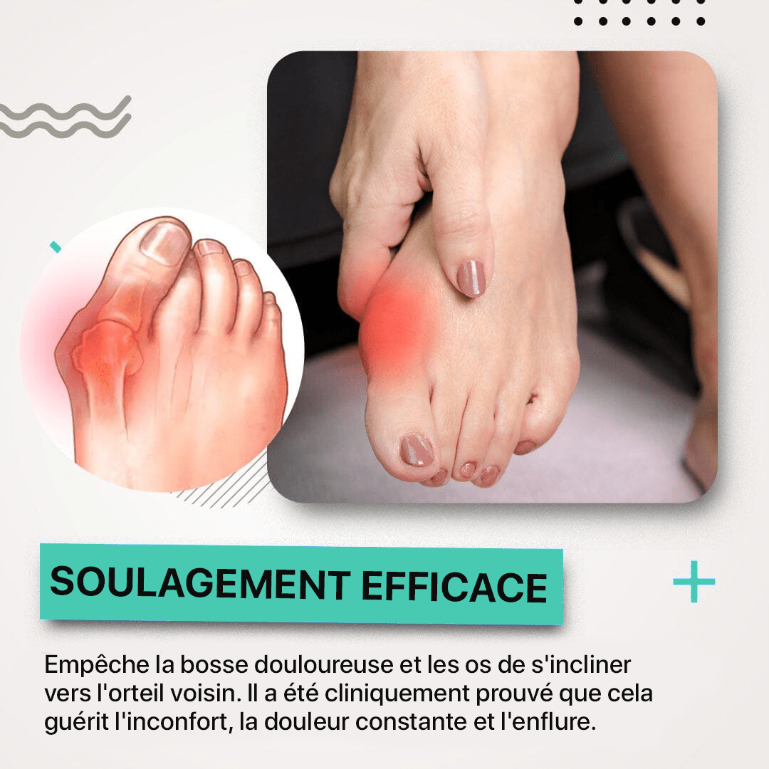 Correcteurs pour l'hallux valgus Vulaura