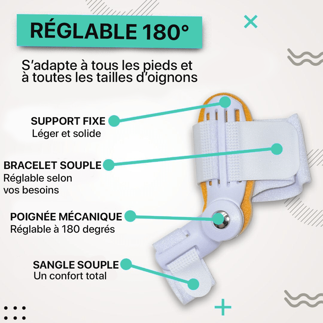 Correcteurs pour l'hallux valgus Vulaura
